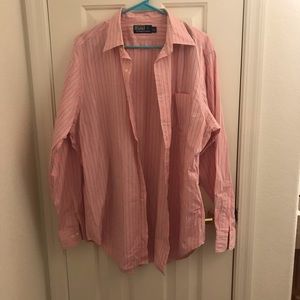 FINAL SALE - Pink long sleeve button up